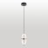 LSP-7515 Lussole BRADFORD золотой подвесной светильник, встроенный LED 9 Вт, 4000 К, 810 Лм, металлическое основание, прозрачный акриловый плафон
