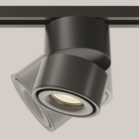 Однофазный двужильный светодиодный трековый светильник Maytoni Unity TR084-1-15W3K-B Yin 3000К 950Лм CRI90+ 24° 15Вт