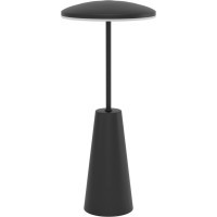 900925 Аккум. настольная лампа димм. сенсор. PICCOLA, 2W(LED), 2400K, 3000K, IP54, сталь, черный