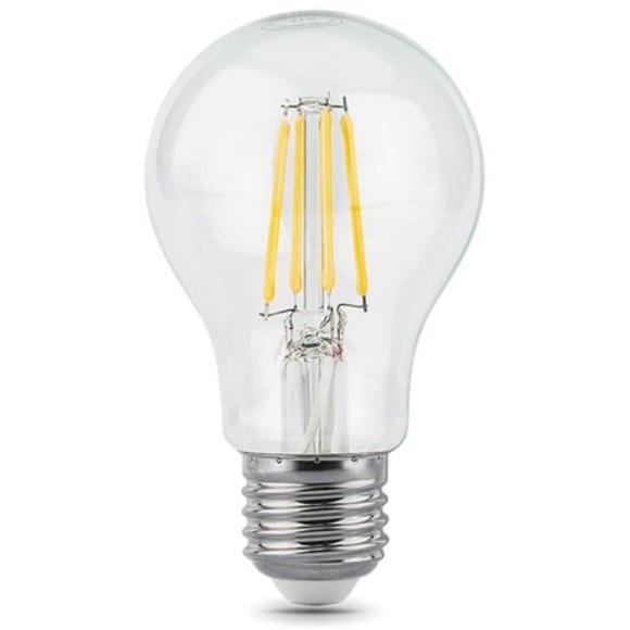 102802210-S Лампа Gauss Filament А60 10W 970lm 4100К Е27 шаг. диммирование LED 1/10/40