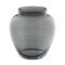 421211 ASINDRO ASINDRO Декоративная ваза матовое стекло серый H235 D220