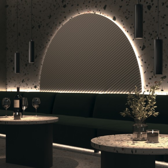 TR041-2-12W4K-B Трековый магнитный светодиодный светильник Maytoni Exility CRI90+ 4000К 900Лм 36° 12Вт