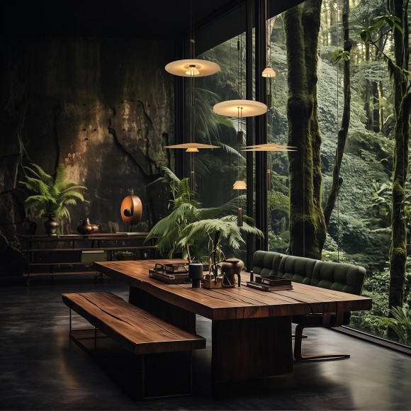 10598A LOFT IT FLAMINGO Подвесной светильник, LED, 3 источника, 3000 К, 4860 Лм, чёрное металлическое основание, белые акриловые плафоны