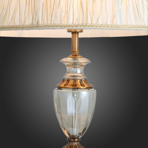 SL966.305.01 Торшер ST-Luce Бронза/Бежевый E27 1*60W (из 2-х коробок)