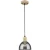 Arte Lamp Lancaster A5869SP-1BK Подвесной современный светильник с дымчатым плафоном из стекла диаметром 15 см, основание из натурального светлого дерева, высота провода 100 см, лампа E27 1шт до 60Вт IP20 220В