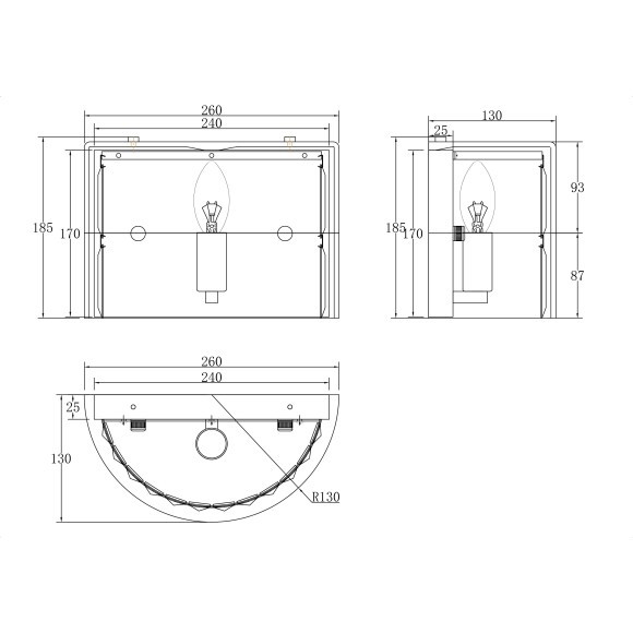 Бра Maytoni MOD313WL-01CH Wonderland под лампу 1xE14 60W Бра Maytoni MOD313WL-01CH Wonderland под лампу 1xE14 60W