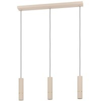 901152 Подвесной светильник CAMINIA, 3х5W (GU10-LED), 3х345lm, H1100, L770, B90, сталь, песочный, бр