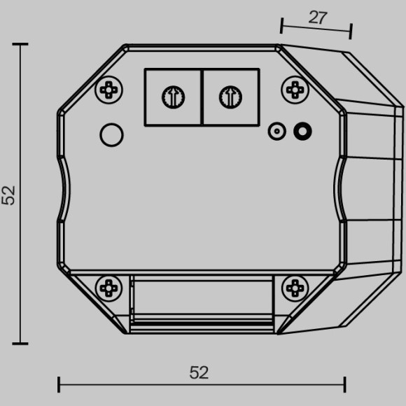 Диммер Maytoni DALI 4 адреса 721047 Диммер Maytoni DALI 4 адреса 721047