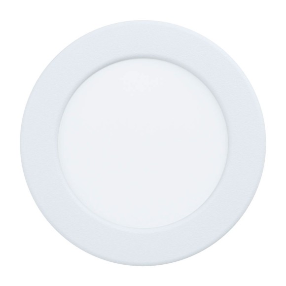 99132 Светодиодный встраиваемый светильник FUEVA 5, 5,5W (LED), ?117, ET26, 650lm, 3000K, сталь, белый/пла