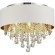 SL1350.502.06 Светильник потолочный ST-Luce Хром/Белый, Золотистый, Прозрачный E14 6*40W LACCHIA