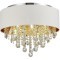 SL1350.502.06 Светильник потолочный ST-Luce Хром/Белый, Золотистый, Прозрачный E14 6*40W LACCHIA