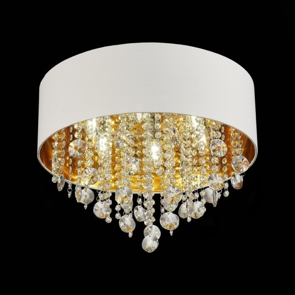 SL1350.502.06 Светильник потолочный ST-Luce Хром/Белый, Золотистый, Прозрачный E14 6*40W LACCHIA SL1350.502.06 Светильник потолочный ST-Luce Хром/Белый, Золотистый, Прозрачный E14 6*40W LACCHIA