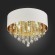 SL1350.502.06 Светильник потолочный ST-Luce Хром/Белый, Золотистый, Прозрачный E14 6*40W LACCHIA