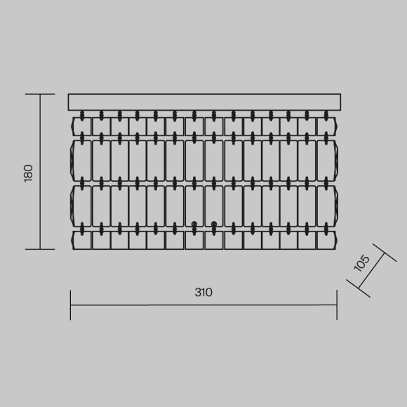 Бра Maytoni DIA005WL-02CH Dune под лампы 2xE14 60W