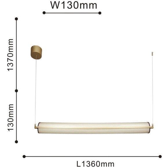 Подвесной светильник Ligero 4190-1P