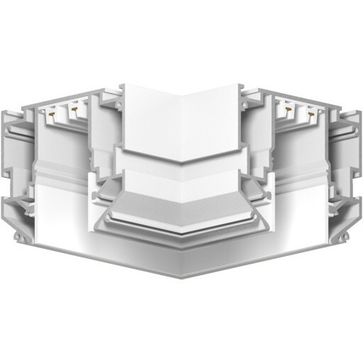 TR2026-WH Готовый угловой белый элемент 90° для шинопроводов TR2022 и TR2023 Denkirs SMART ONE 220V