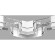 TR2026-WH Готовый угловой белый элемент 90° для шинопроводов TR2022 и TR2023 Denkirs SMART ONE 220V