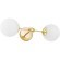 Бра Lumina Deco Zodiak LDW 6001-2 GD+WT