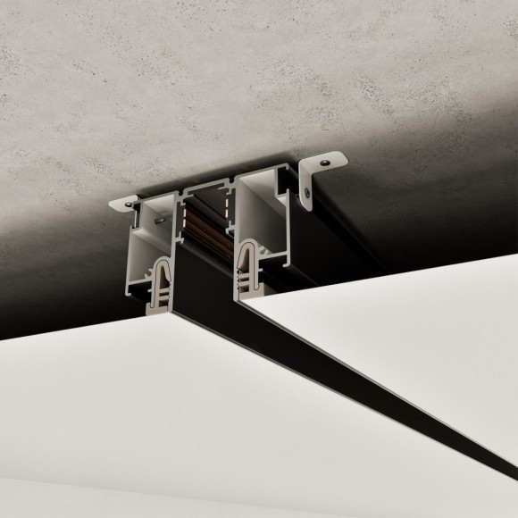 Шинопровод для монтажа в натяжной потолок 3м (CLAMP Lumfer) 48V FLUM 135328