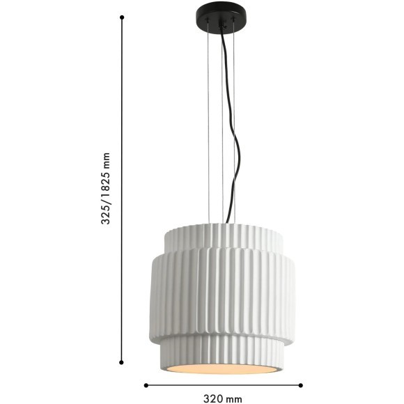 Подвесной светильник с белым абажуром Favourite 4841-3P Botte
