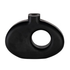 421265 MELOBODY Ваза декоративная дерево черный L255 B75 H180