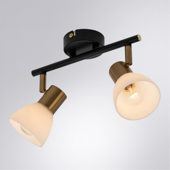 Спот настенный Arte Lamp A3117PL-2BK FALENA под лампы 2xE14 40W