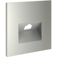 Накладка для розетки компьютерной RJ45 кат.6, S70 (сталь)