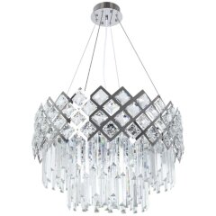 Подвесная люстра хрустальная Wezen A1006SP-10CC Подвесная люстра хрустальная Wezen A1006SP-10CC