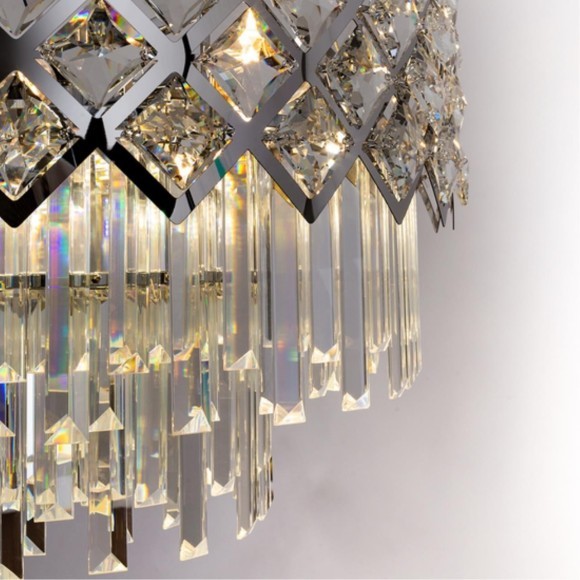 Подвесная люстра хрустальная Wezen A1006SP-10CC Подвесная люстра хрустальная Wezen A1006SP-10CC