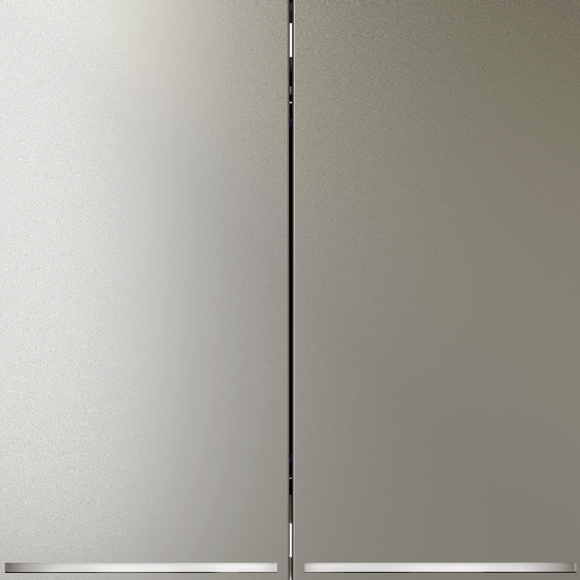 Выключатель встраиваемый VOLTUM S70 двухклавишный с подсветкой 10А, (шелк)