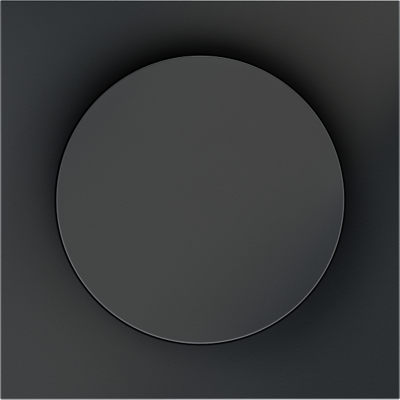 Накладка для светорегулятора поворотно-нажимного, S70 (графит)