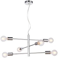 Люстра паук Lussole LSP-8154 HURON IP21 под лампы 6xE27 360W