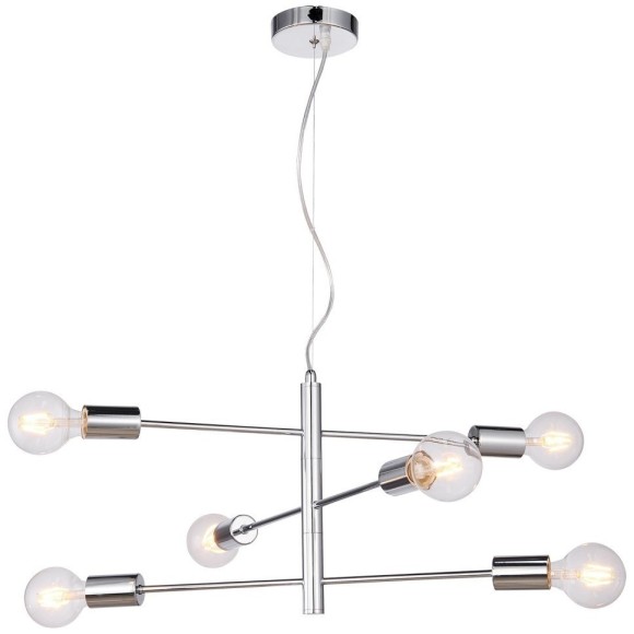 Люстра паук Lussole LSP-8154 HURON IP21 под лампы 6xE27 360W Люстра паук Lussole LSP-8154 HURON IP21 под лампы 6xE27 360W