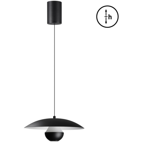 Светильник подвесной с механизмом регулировки высоты, провод 2м LED 4W вниз/3W вверх 760Лм 3000K Novotech IMAN 359336