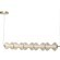 SL6136.243.01 Светильник подвесной ST-Luce золото/коньячный LED 1*28W 3000K SPINE