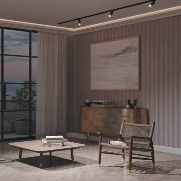 Светодиодная лента 12В 5050 14,4Вт/м 3000K 5м IP20 арт.10128