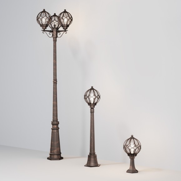 Уличный наземный светильник Maytoni O024FL-01G Via IP44 под лампу 1xE27 60W Уличный наземный светильник Maytoni O024FL-01G Via IP44 под лампу 1xE27 60W