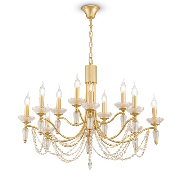 Подвесная люстра Zoe FR2009PL-12G Подвесная люстра Zoe FR2009PL-12G