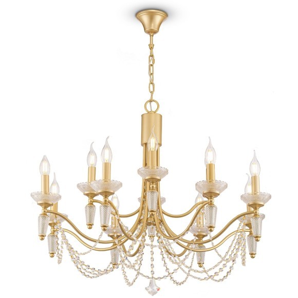 Подвесная люстра Zoe FR2009PL-12G Подвесная люстра Zoe FR2009PL-12G