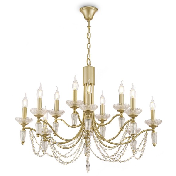 Подвесная люстра Zoe FR2009PL-12G Подвесная люстра Zoe FR2009PL-12G