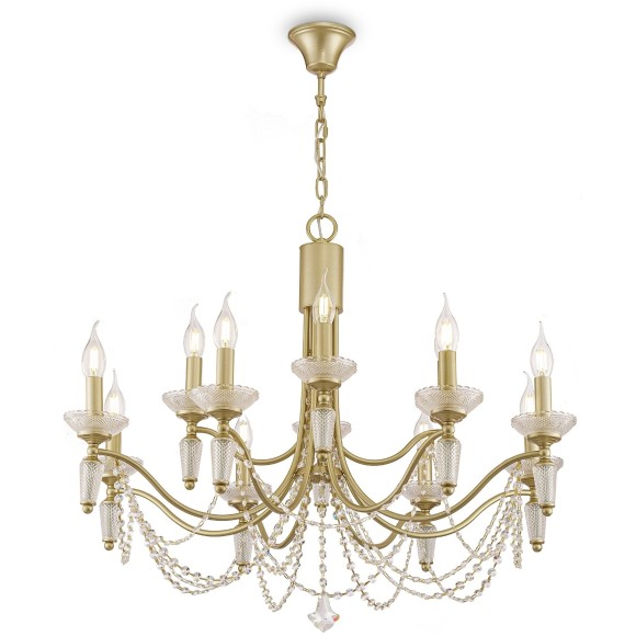 Подвесная люстра Zoe FR2009PL-12G Подвесная люстра Zoe FR2009PL-12G