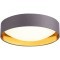 SLE201112-01 Светильник потолочный Серый, Золото/Белый LED 1*24W 4000K ORBIO