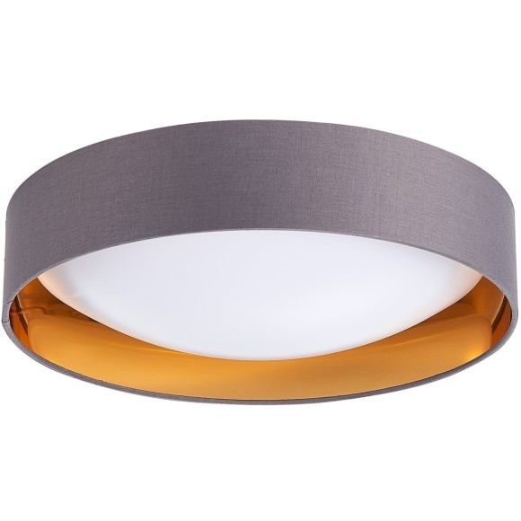 SLE201112-01 Светильник потолочный Серый, Золото/Белый LED 1*24W 4000K ORBIO