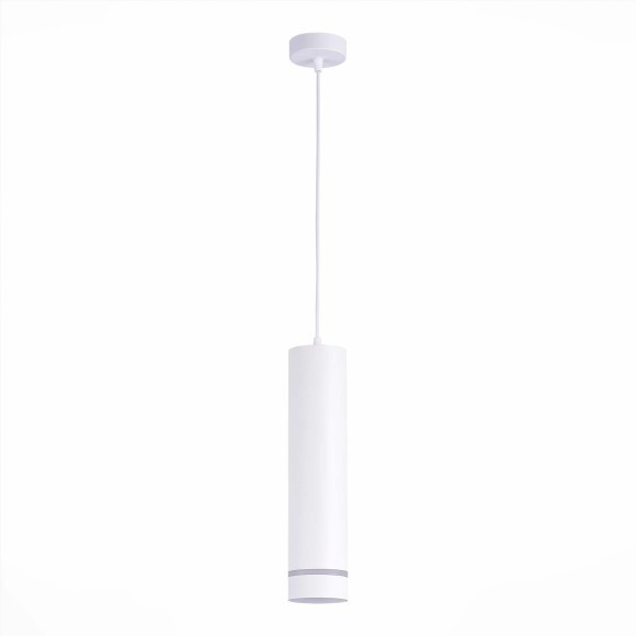 ST115.533.12 Светильник подвесной Белый LED 1*12W 3000K 936Lm Ra90 120° IP20 D80xH300 165-265V Подвесные светильники