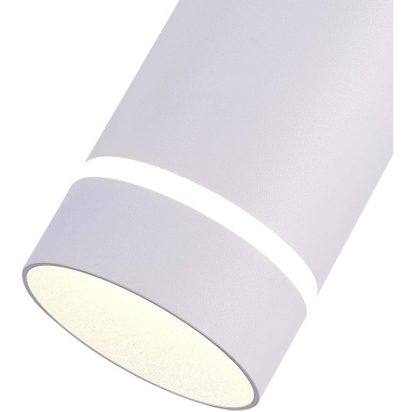 ST115.533.12 Светильник подвесной Белый LED 1*12W 3000K 936Lm Ra90 120° IP20 D80xH300 165-265V Подвесные светильники