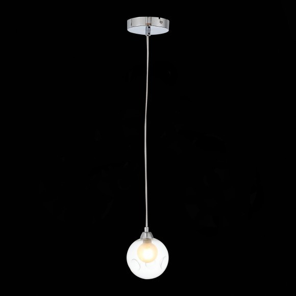 SL431.113.01 Подвес ST-Luce Хром/Прозрачный, Белый G9 1*5W DUALITA