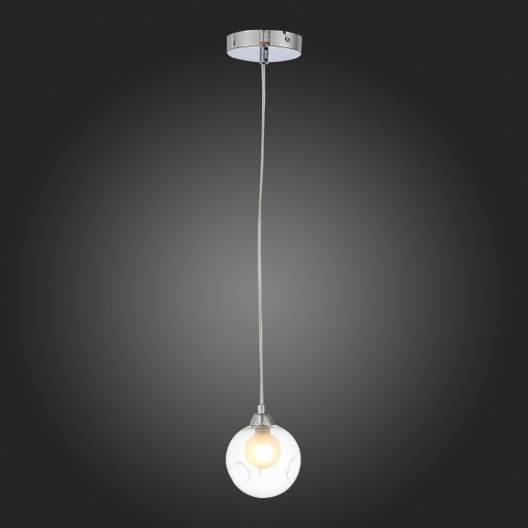 SL431.113.01 Подвес ST-Luce Хром/Прозрачный, Белый G9 1*5W DUALITA