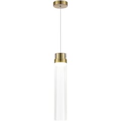 SL6236.303.01 Светильник подвесной ST-Luce Латунь/Прозрачный LED 1*12W 4000K CHAMPAGNE SL6236.303.01 Светильник подвесной ST-Luce Латунь/Прозрачный LED 1*12W 4000K CHAMPAGNE