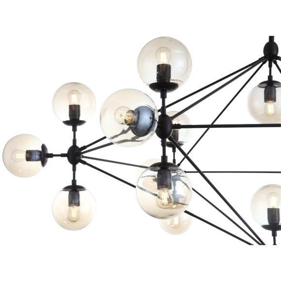 SL549.403.21 Люстра потолочная ST-Luce Черный/Янтарный E27 21*40W STAMPO SL549.403.21 Люстра потолочная ST-Luce Черный/Янтарный E27 21*40W STAMPO