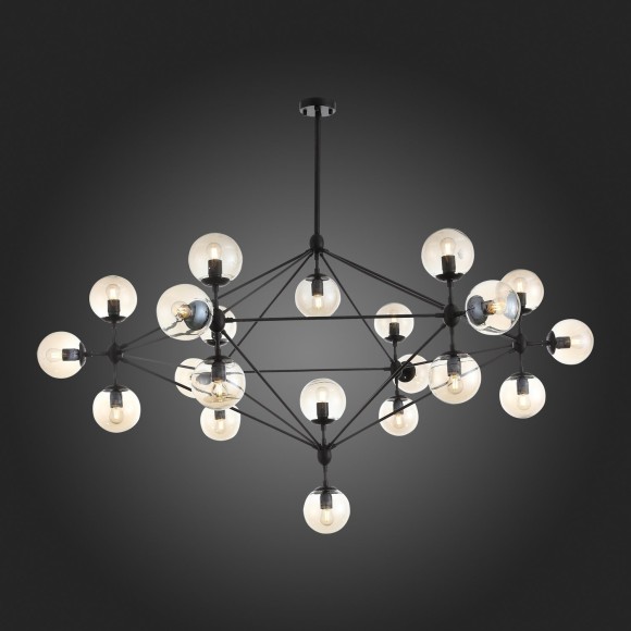 SL549.403.21 Люстра потолочная ST-Luce Черный/Янтарный E27 21*40W STAMPO SL549.403.21 Люстра потолочная ST-Luce Черный/Янтарный E27 21*40W STAMPO